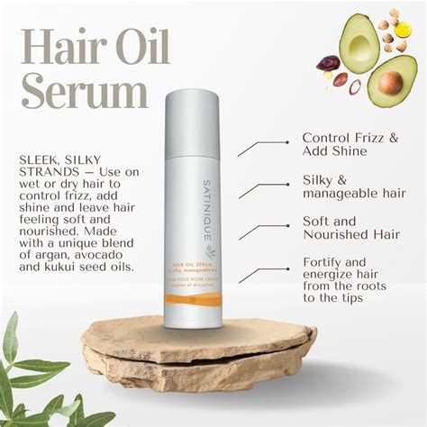 Satinique Hair Oil Serum .